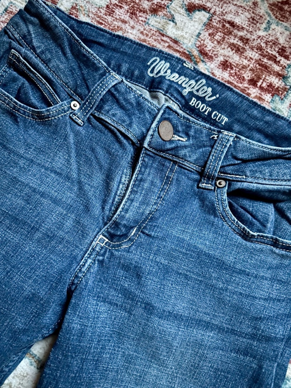 Wrangler Women's Indigo Boot Cut Jeans (Size 6)